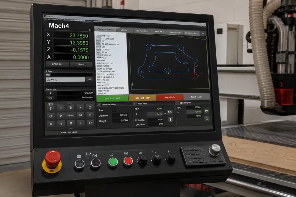 Mach4 CNC Controller MAXCNC Mach4 CNC Controller