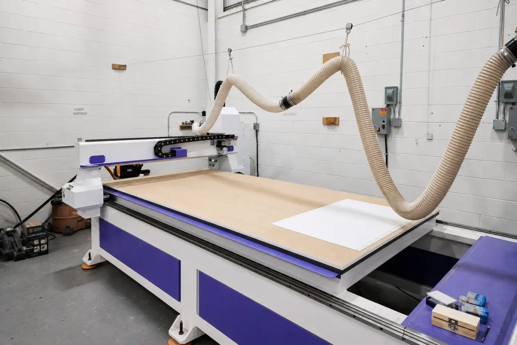 CNC Router Setup and Calibration Dust Controller