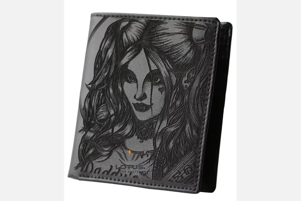 MaxCNC CO2 Laser Repair Gallery - Engraved Leather Wallet