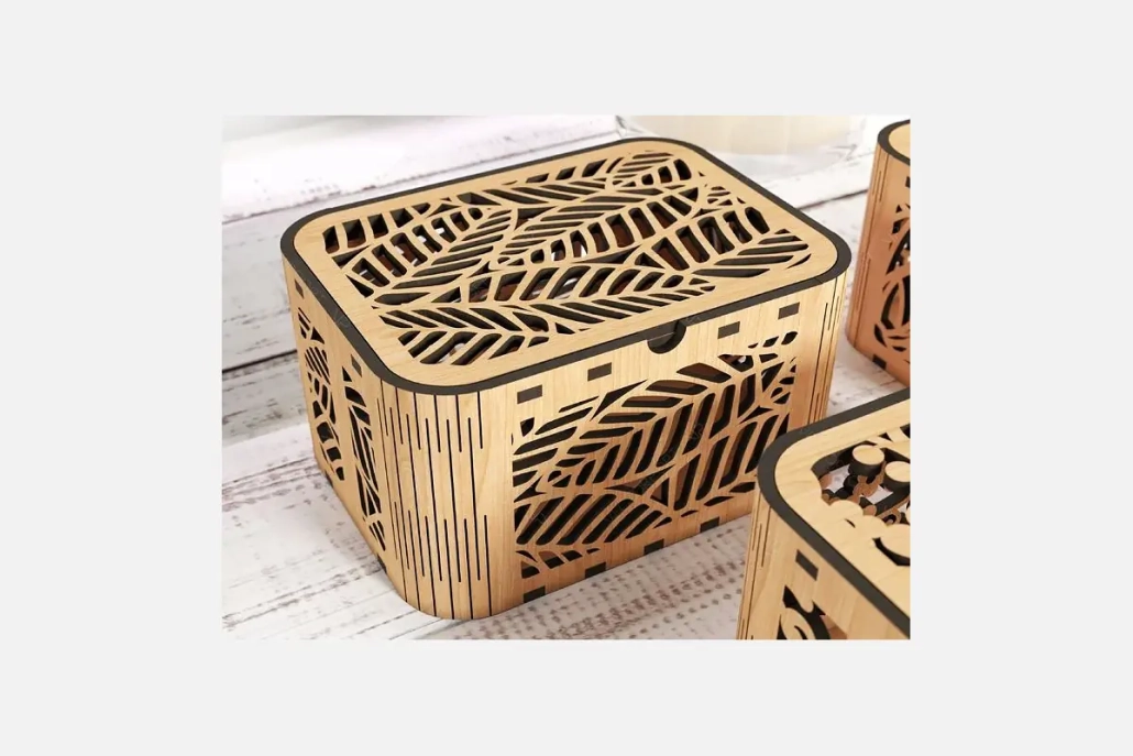 MaxCNC CO2 Laser Repair Gallery - Laser Cut Wooden Box